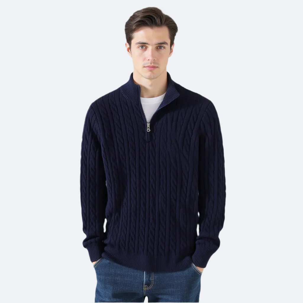 Ascend™ Cable zip sweater