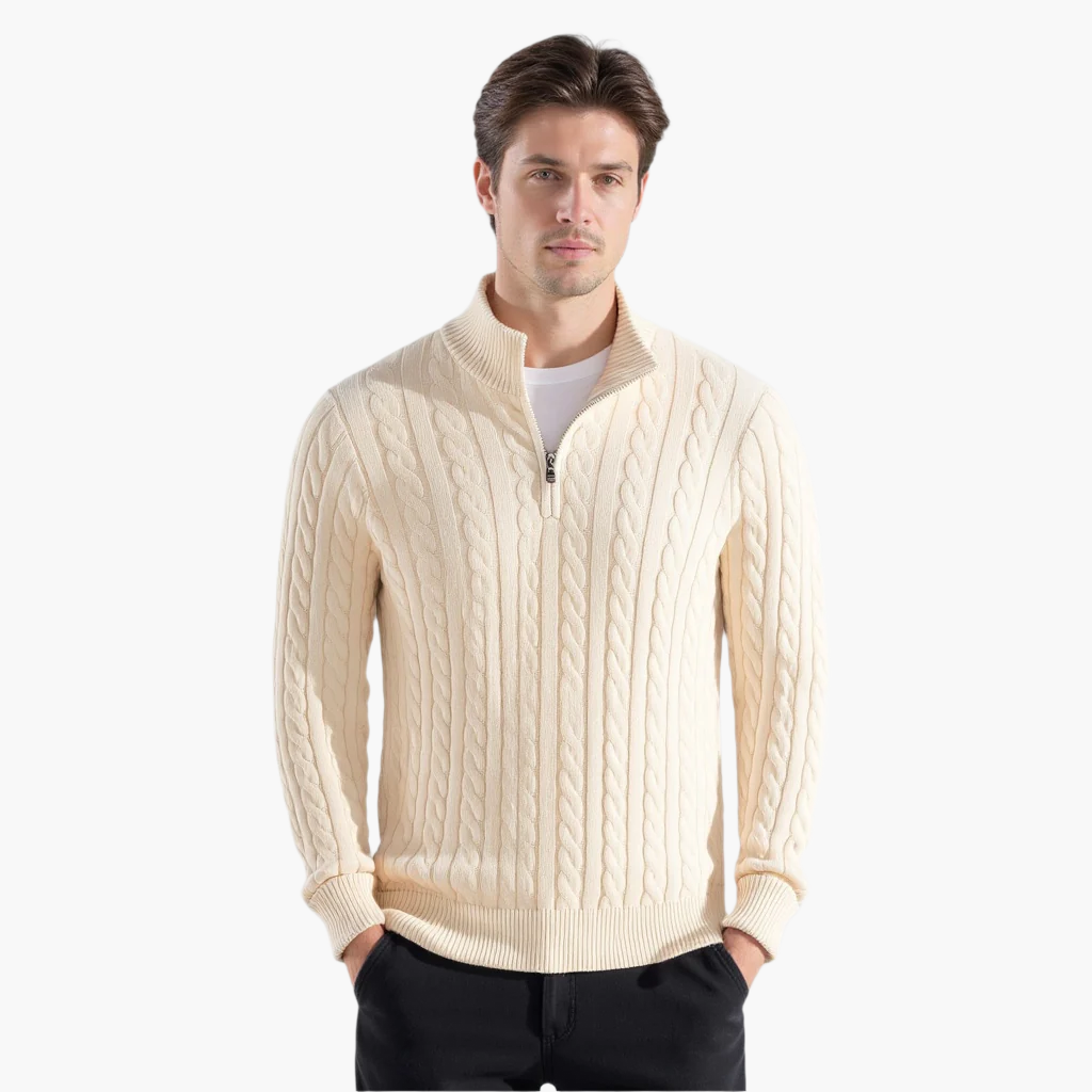 Ascend™ Cable zip sweater