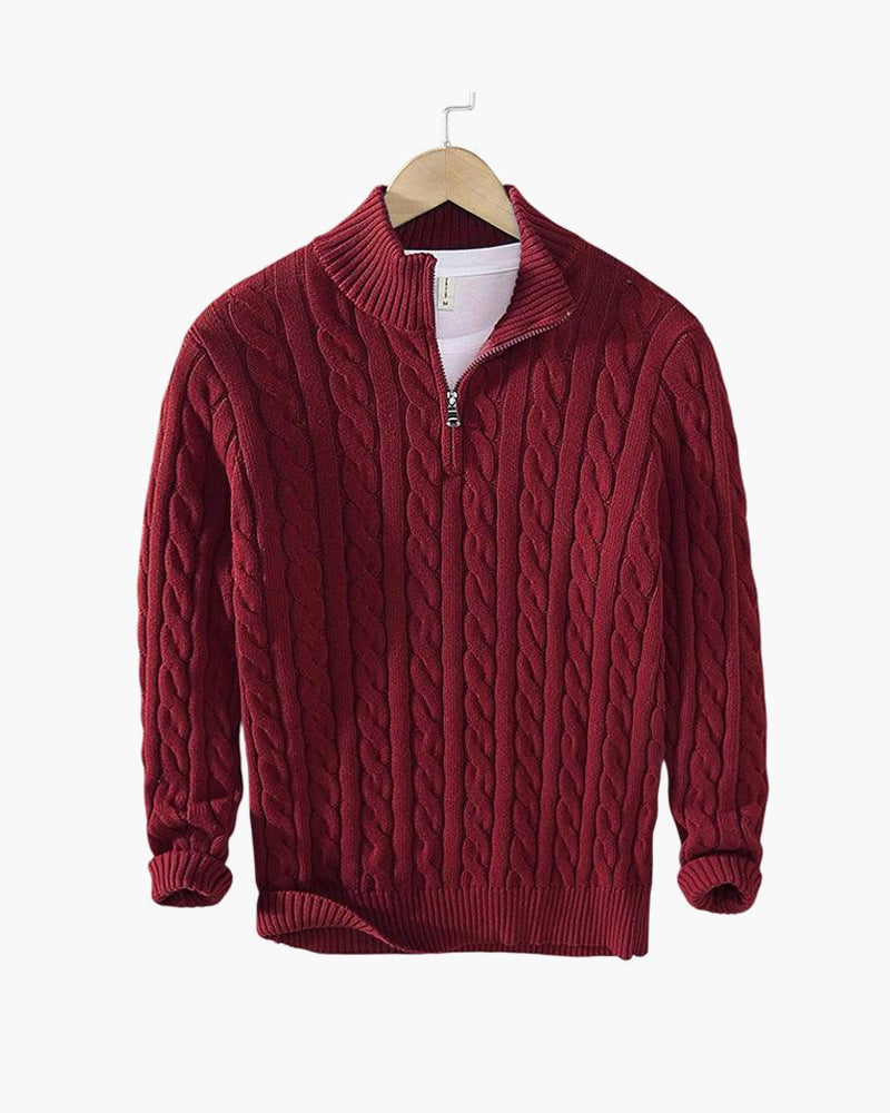 Ascend™ Cable zip sweater