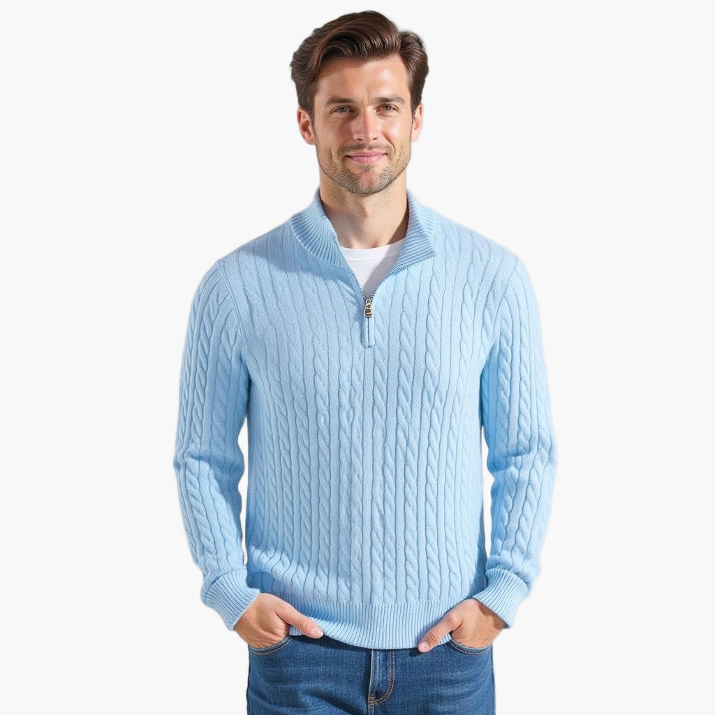 Ascend™ Cable zip sweater