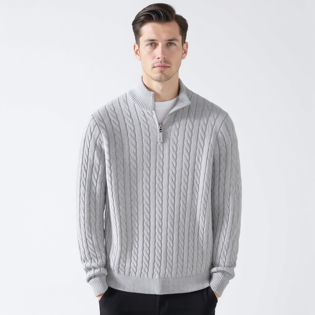 Ascend™ Cable zip sweater