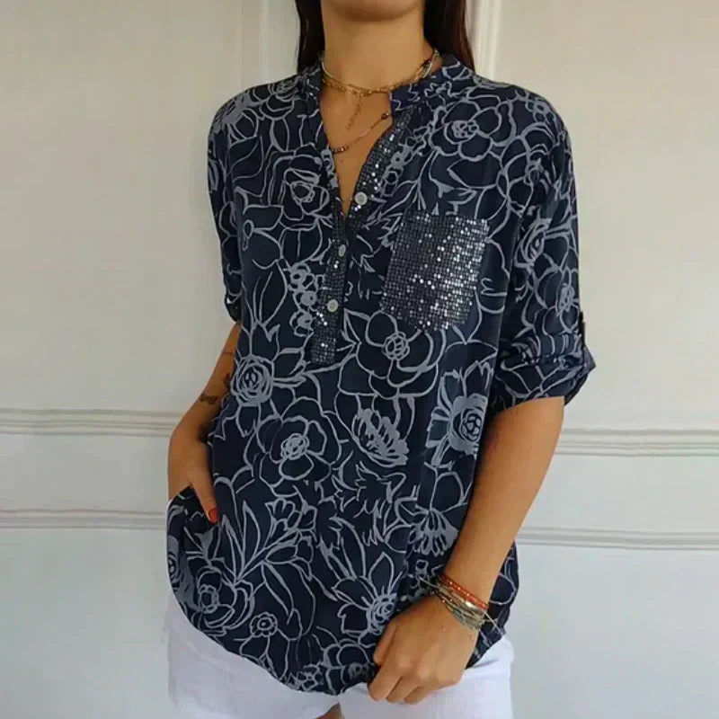 Ascend™ Lotte – Bloemenprint Blouse