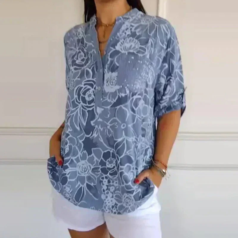 Ascend™ Lotte – Bloemenprint Blouse