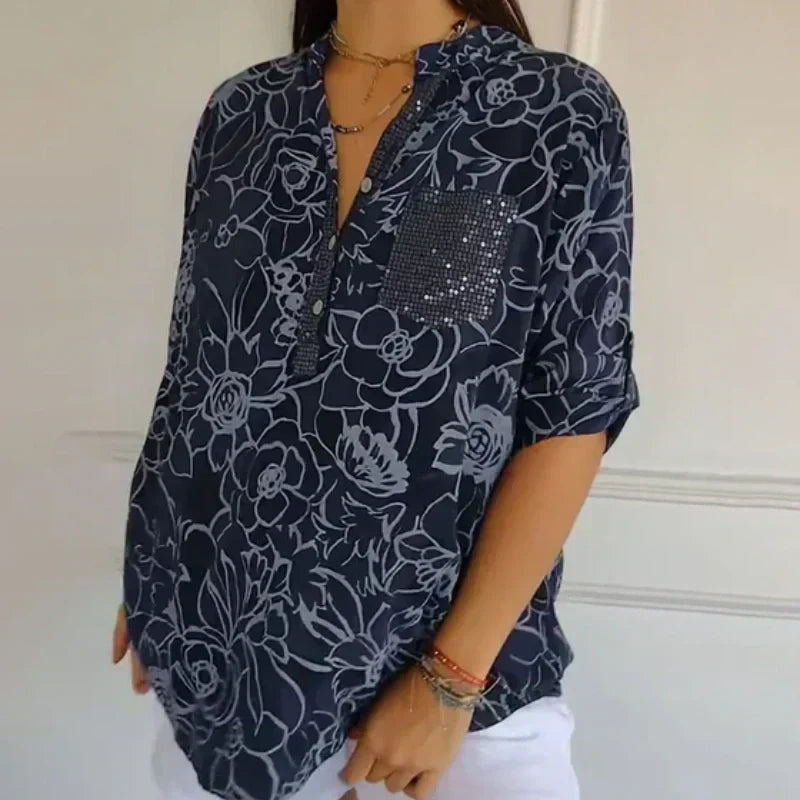 Ascend™ Lotte – Bloemenprint Blouse