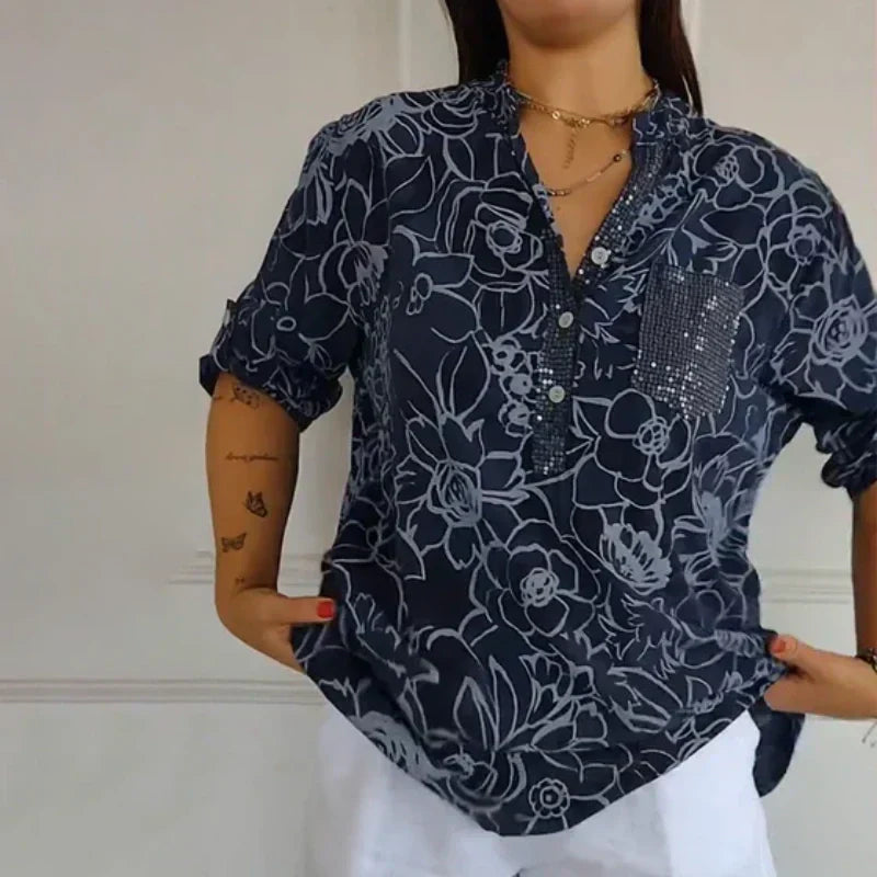 Ascend™ Lotte – Bloemenprint Blouse