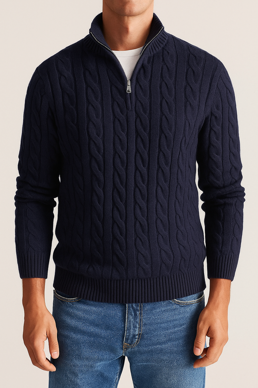 Ascend™ Cable zip sweater