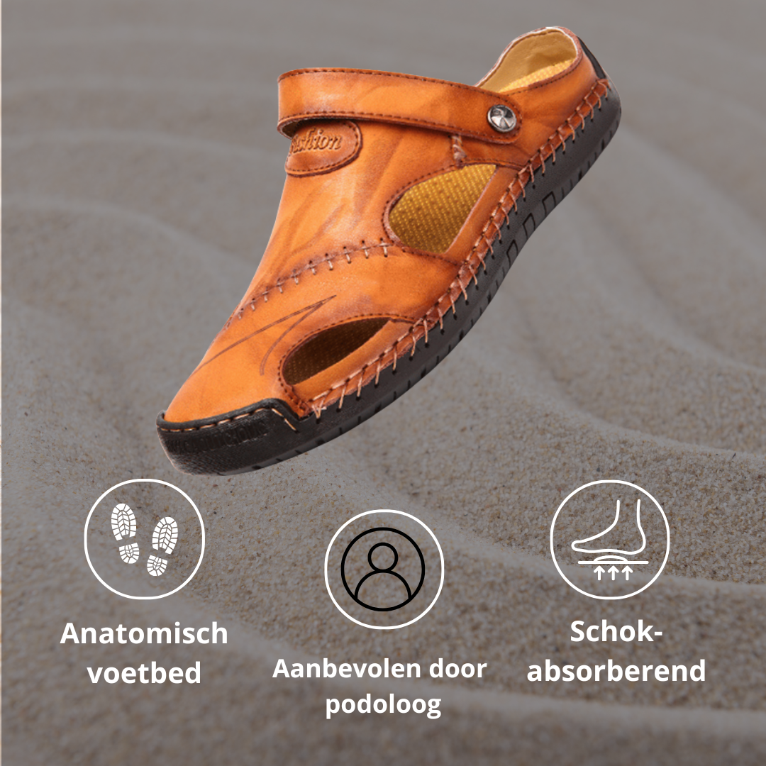 ASCEND™ Chris Orthopedische Leren Sandalen voor Mannen