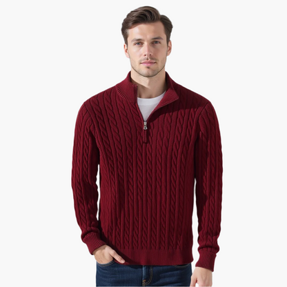 Ascend™ Cable zip sweater
