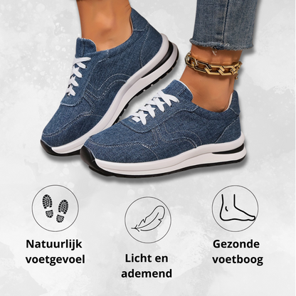 ASCEND™ CÉLINE | ORTHOPEDISCHE DENIM-SNEAKERS