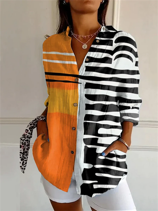 ASCEND™ Zebra Blouse