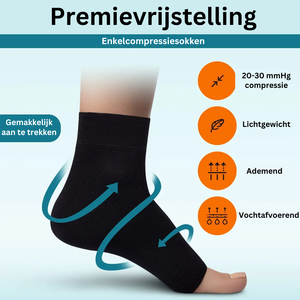 ASCEND™ Neuropathie Compressie Enkelsokken
