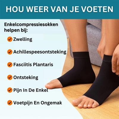 ASCEND™ Neuropathie Compressie Enkelsokken