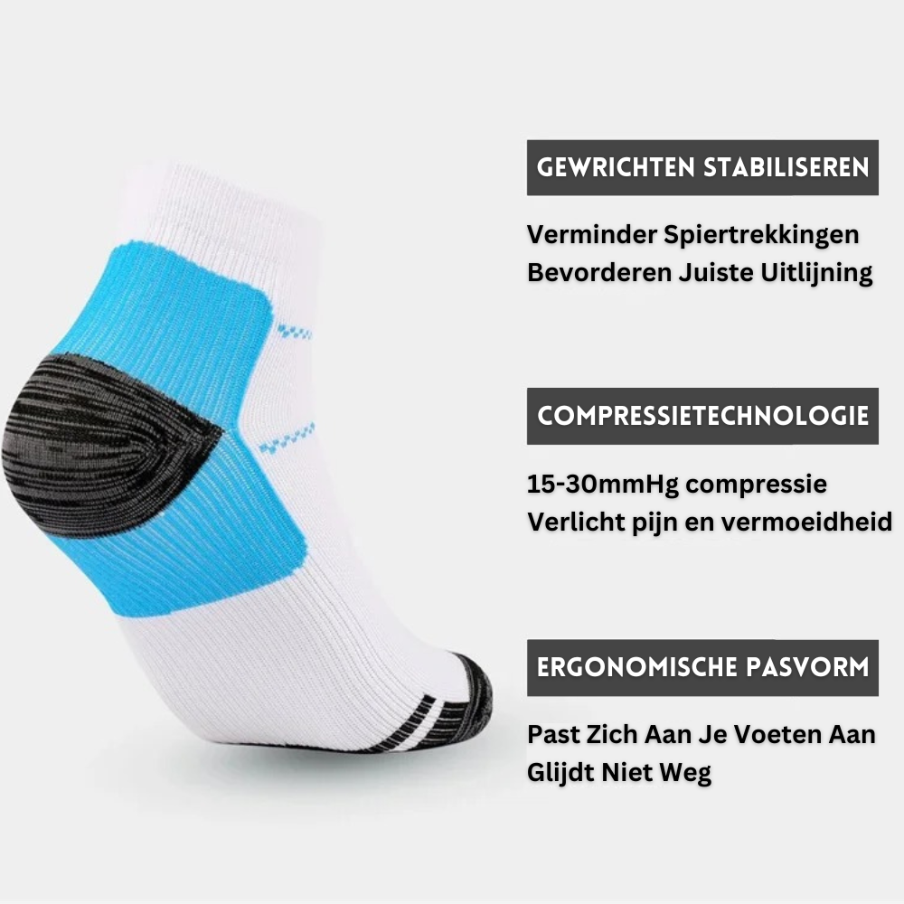 ASCEND™ Alledaags Comfort Compressiesokken